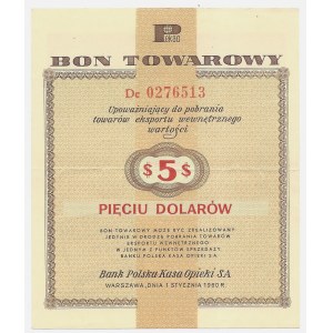 PEWEX - 5 dolarów 1960 - seria DE