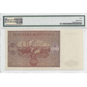 1000 złotych 1946 - seria A - PMG 40