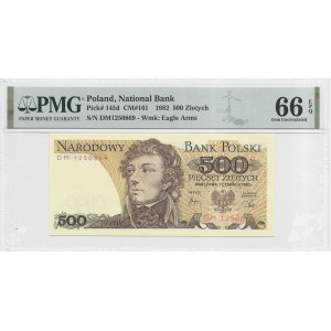 500 złotych 1982 - seria DM - PMG 66 EPQ