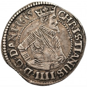 DANIA - Chrystian IV - 1 marka 1615