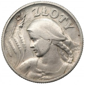 II RP - 1 złoty 1925 - Kobieta i kłosy