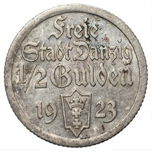 Wolne Miasto Gdańsk - 1/2 guldena 1923