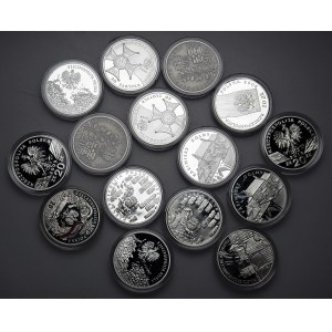 III RP - zestaw 15 monet kolekcjonerskich 20 złotych (2004-2010)