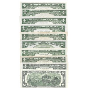 USA - zestaw 10 sztuk dolarów (1935-2003)