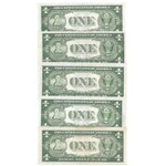 USA - zestaw 10 sztuk dolarów (1935-2003)