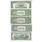USA - zestaw 10 sztuk dolarów (1935-2003)
