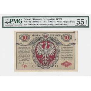 10 marek 1916 - seria A - Generał biletów - PMG 55 NET