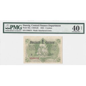 GDAŃSK/DANZIG - 1 gulden 1923 - październik - PMG 40 NET