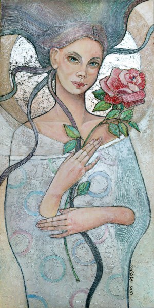 Joanna Misztal (ur. 1967), Zimowa róża, 2020