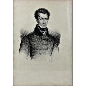 LECLER, Portret mężczyzny, 1835