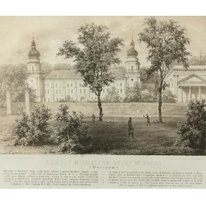 N. ORDA - rysował, M. FAJANS  - litografia, Łańcut - z „Albumu widoków historycznych Polski” (1875-1883) - reprint