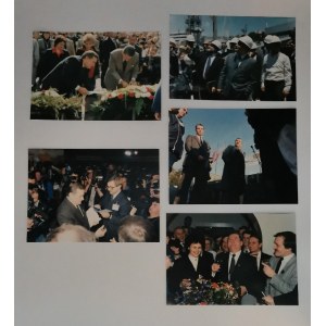 Wojciech MILEWSKI, Lech Wałęsa - zestaw 5 fotografii