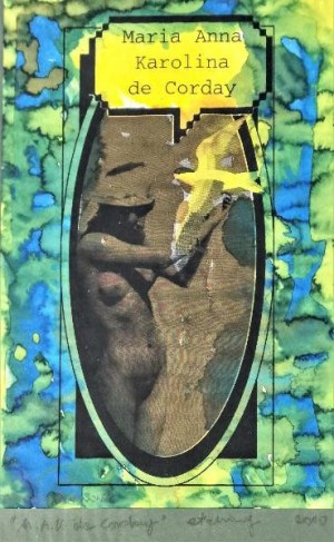 Tomasz DOMINIK (ur. 1955), Maria Anna Karolina de Corday - ilustracja do książki Ludwika Stommy „Kobiet czar …”, 2000