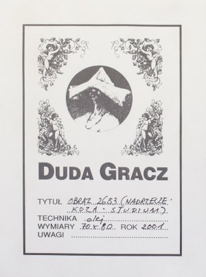 DUDA-GRACZ JERZY, Obraz 2653. Nadrzecze - koza - studium, 2001