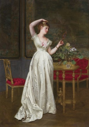 Bakałowicz Władysław, PORTRET ADELINY PATTI, 1866