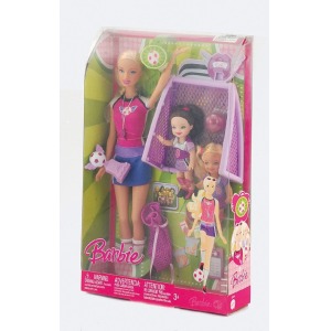 Barbie and Kelly I Can Be a Soccer Coach, Gift Set by Mattel, 2008
