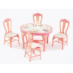 Living Pretty Barbie; Dining Table & Chairs, 1987