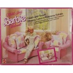 Living Pretty Barbie; Sofa / Bed & Chair / Lounger Ensemble Salon, 1987