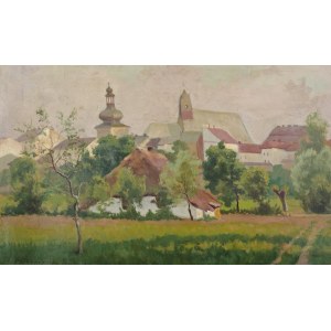 Marian JÓZEFCZYK, Widok miasteczka” (1944)