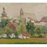 Marian JÓZEFCZYK, Widok miasteczka” (1944)