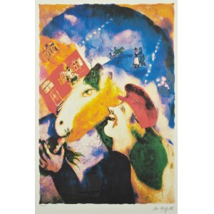 Marc CHAGALL (1887-1985), La Vie Paysanne (Chłopskie życie)