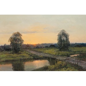 Wiktor Korecki (1890 Kamieniec Podolski - 1980 Milanówek k. Warszawy), Zachód słońca