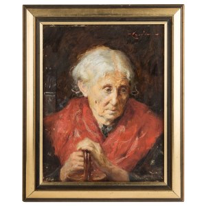 MN (I poł. XX w.), Portret starszej pani