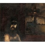 Jerzy Kołacz (1938-2009), Autoportret z wieżą w tle