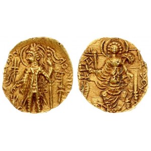 India Kushan Empire 1 Dinar Shaka Circa AD 325-345. AV Dinar  Uncertain mint...
