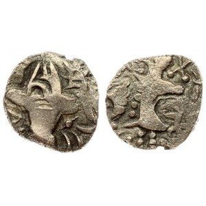 India KASHMIR 1 Dinar 5th century. India JAMMU & KASHMIR Pratapaditya II; 5th century AD...