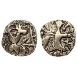 India KASHMIR 1 Dinar 5th century. India JAMMU & KASHMIR Pratapaditya II; 5th century AD...