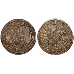 Austria 2 Thaler ND (1657-1705) Hall. Leopold I (1657-1705). Averse: Draped and armored bust right. Reverse...