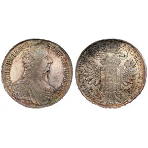 Austria 1 Thaler 1765 Maria Theresa(1740-1780). Averse: Mature armored bust right. Averse Legend: M • THERESIA • D...
