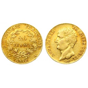 France 20 Francs AN 12A Napoleon I(1804-1815). Averse: Head left. Averse Legend: BONAPARTE PREMIER CONSUL •. Reverse...