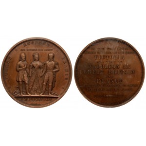 France Medal 1854 Crimean War. Napoleon III(1852-1870). Commemorative and Prize Medals. Victoria...