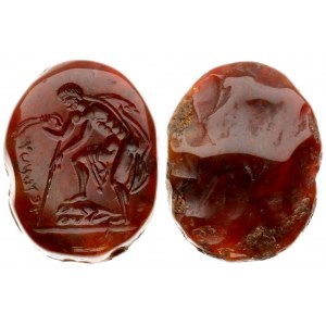 Italy Ancient Greece INTAGLIA 2-3 century BC. The stone is not transparent Carnelian...