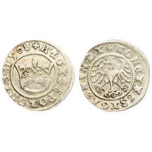 Poland 1/2 Grosz 1508 Krakow. Sigismund I the Old(1506–1548). Averse: Eagle. Reverse: Crown. Silver. Kop...