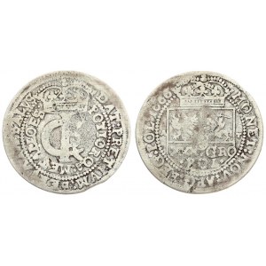 Poland 1 Gulden (Tymf) 1666 AT John II Casimir Vasa (1649–1668). Averse: Crowned monogram. Reverse: Crowned shield...