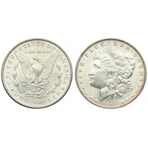 USA 1 Dollar 1886 'Morgan Dollar' Philadelphia. Averse: Liberty head; facing left. Lettering...