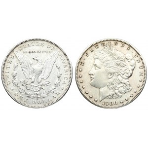 USA 1 Dollar 1900 'Morgan Dollar' S San Francisco. Averse: Liberty head; facing left. Lettering...