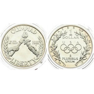 USA 1 Dollar 1988 S  Seoul Olympics. San Francisco. Averse...