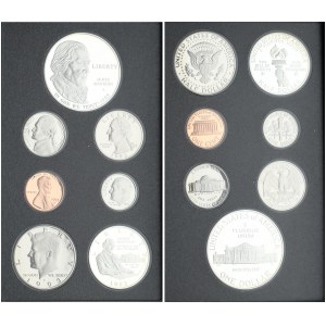USA 2.41 Dollars 1993  Prestige Set James Madison Commemorative OGP. Sovenir Set. Silver. With Origanal Box ...