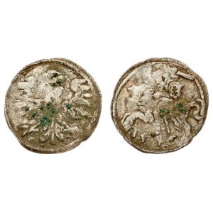 Lithuania 1 Denar 1546 Vilnius. Sigismund II Augustus(1545–1572) - Lithuanian coins. Averse: Man on horseback...