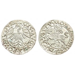 Lithuania 1/2 Grosz 1563 Vilnius. Sigismund II Augustus (1545-1572) - Lithuanian coins 1563 Vilnius...