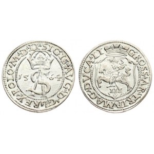 Lithuania 3 Groszy 1564 Vilnius. Sigismund II Augustus (1545-1572). Lithuanian coins Vilnius...