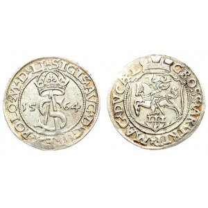 Lithuania 3 Groszy 1564 Vilnius. Sigismund II Augustus (1545-1572) - Lithuanian coins 1564 Vilnius...