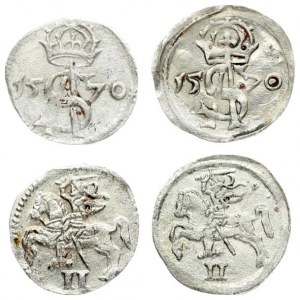 Lithuania 2 Denar 1570 Vilnius. Sigismund II Augustus (1545-1572) - Lithuanian coins 1570 Vilnius. ...