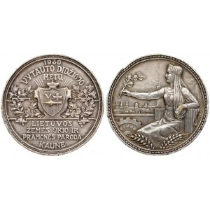 Lithuania Medal 1930 Vytautas the Great Lithuanian Agriculture and Industry Exhibition in Kaunas...