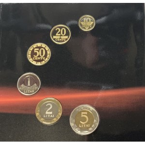 Lithuania Coin Set 2003 of circulation coins of the republic of Lithuania. The set consists of 10; 20; 50 cents. 1...