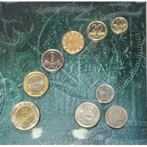 Lithuania Coin Set 2008 of circulation coins of the republic of Lithuania. The set consists of 1; 2; 5; 10; 20...